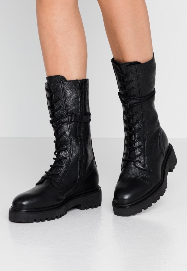 Bottes Plateformes Noires Gabor | Exclusif